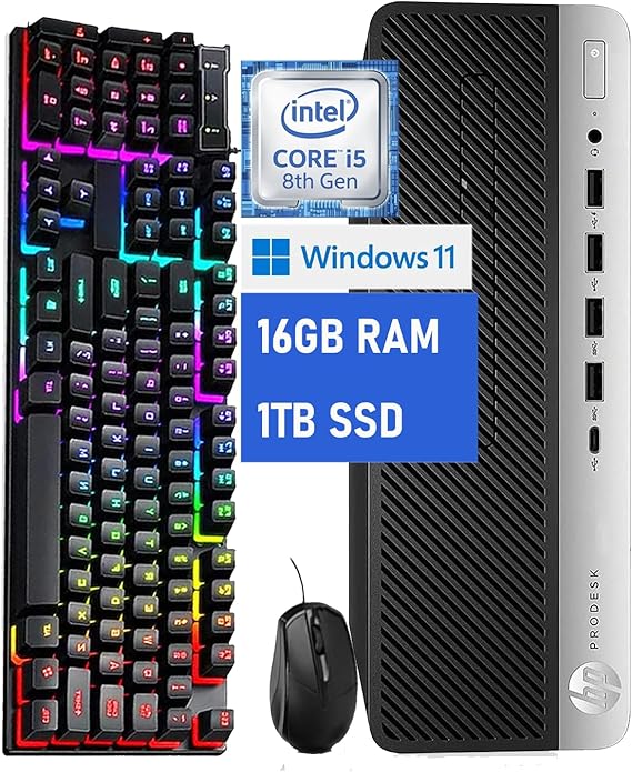 HP ProDesk 600 G4 SFF Escritorio para el hogar y la empresa negro